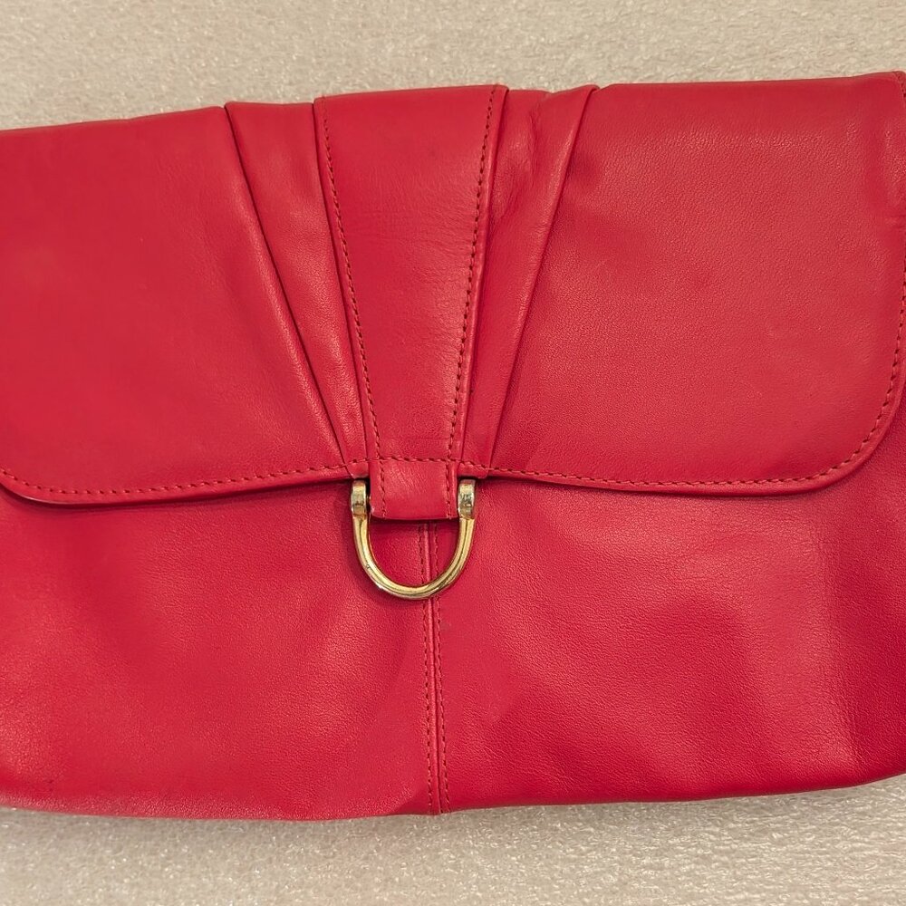 Vintage Valarie Stevens Lipstick Red Clutch